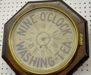 Ingraham Advertising Clock, Nine O’Clock Tea