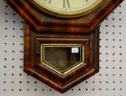 New Haven Mahogany Octagon Advertising Clock