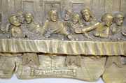 Germany Brass “Last Supper” Dresser Clock