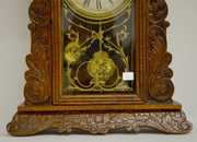 Waterbury “Brighton” Oak Kitchen Clock