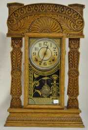 Ingraham “Atlanta” Oak Kitchen Clock