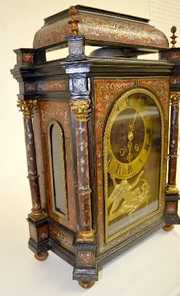 S. Marti Boulle Devotional Clock, Louis XIV Style