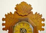 Ansonia “Beaver” Walnut Kitchen Clock