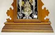 Ansonia “Beaver” Walnut Kitchen Clock