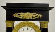 French Vincenti & Cie Empire Clock, 4 Column