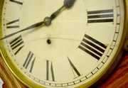 Ansonia Oak Regulator B Long Drop Clock