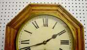 Ansonia Oak Regulator B Long Drop Clock