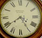 Anglo-American Inlaid Wall Clock