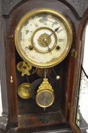 New Haven “No. 512” Walnut Kitchen Clock