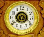 EN Welch “Spontini” Oak Cabinet Clock