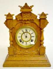 Ansonia “Trivoli” Oak Cabinet Clock
