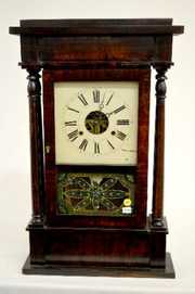 F. C. Andrews, NY Four Pillar Shelf Clock