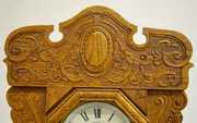 New Haven Medallion Oak Kitchen Clock