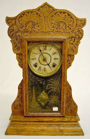 Gilbert “Capitol No. 45” Oak Kitchen Clock