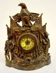 Warner Copper Clad Patriotic Clock