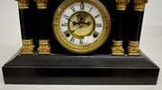 Waterbury “Pacific” Enameled Iron Case Clock