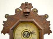 Ingraham “Onyx” Black Walnut Kitchen Clock