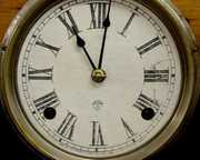 Ansonia “Kirkwood” Oak Kitchen Clock