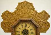 Ingraham “Micha” Oak Kitchen Clock