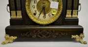 Ingraham Black Enamel Mantel Clock