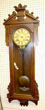 Ansonia Walnut “Prompt” Regulator Clock