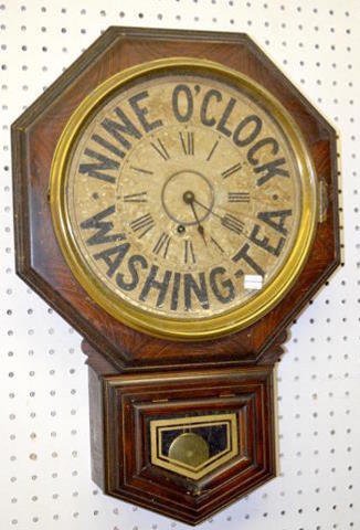 Ingraham Nine O’Clock Tea Advertising Wall Clock