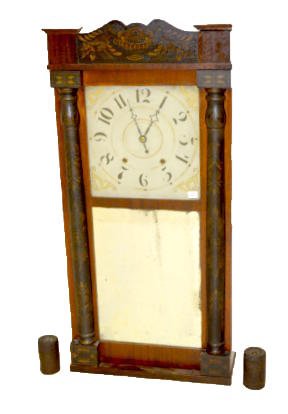 Geo. Mitchell Wood Works Mirror Clock