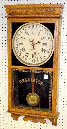 Ingraham Calendar Store Regulator Clock