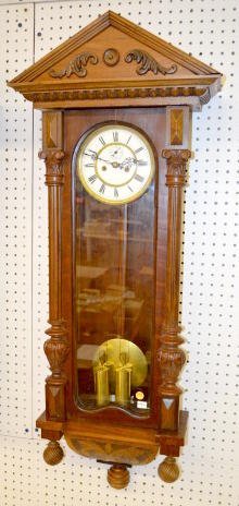 2-Weight Vienna Regulator Wall Clock