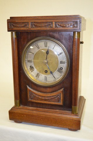 German Antique Westminster Chime Short Clock