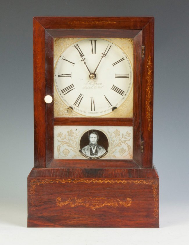 J.C. Brown Shelf Clock