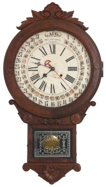 Gilbert Maranville Office Drop Calendar Clock