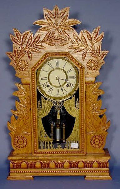 Gilbert “Laurel” Oak Kitchen Clock NR