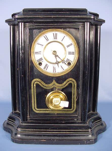 Ingraham Black Prince Mantel Clock NR