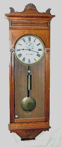 Seth Thomas Time Only Walnut Regulator