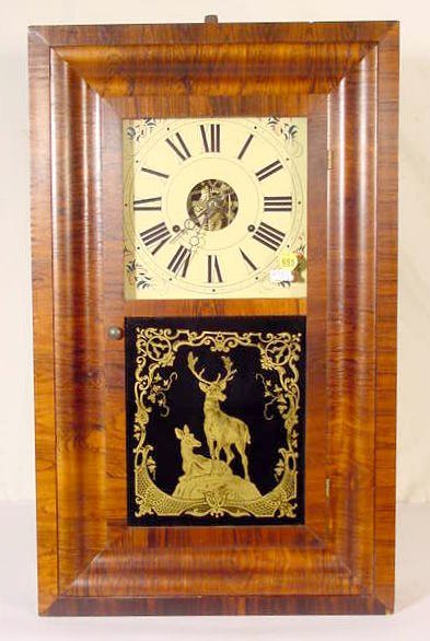 Seth Thomas O.O.G. Rosewood Veneer Mantel Clock