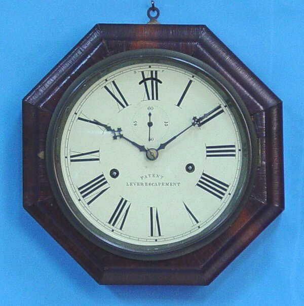 Wood Octagon Marine Wall Clock