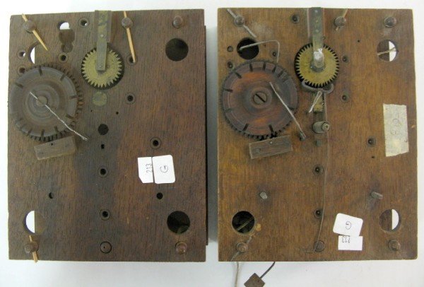 2 Wood Works for Shelf Clocks