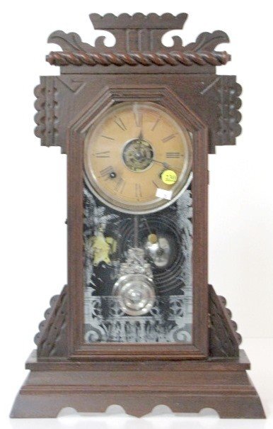 Black Walnut Ansonia “Druid” Parlor Clock