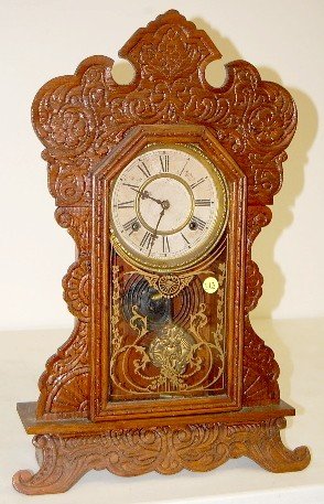 Waterbury Oak “Forum” Kitchen Clock