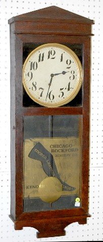 Ingraham “Landau Hosiery” Advertising Wall Clock