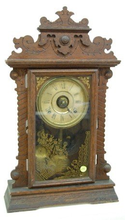 Seth Thomas Oak “Capitol No. 2” Mantle Clock