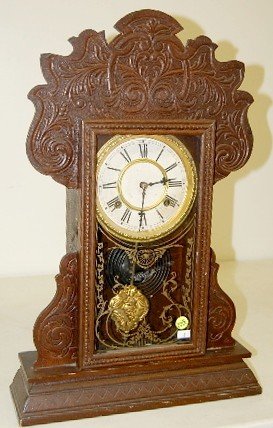 Oak Waterbury “Harlem” Kitchen Clock