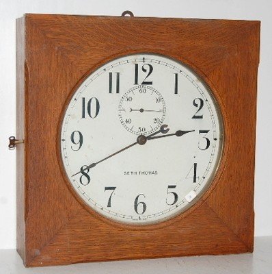 Oak Seth Thomas Gallery Clock