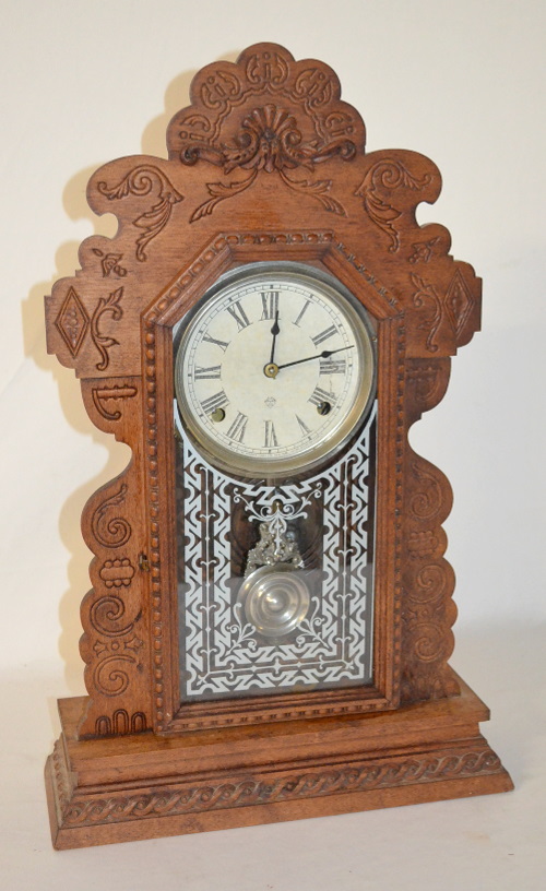 Antique Ansonia “Kirkwood” Oak Kitchen Clock