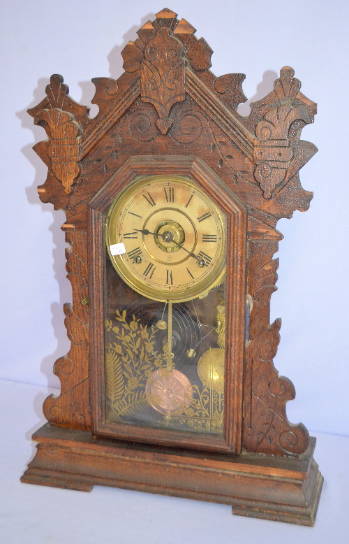 Antique Seth Thomas “Capitol Series” Oak Kitchen Clock