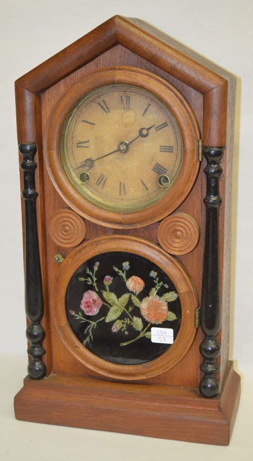 Antique Ingraham Sharp Gothic Shelf Clock