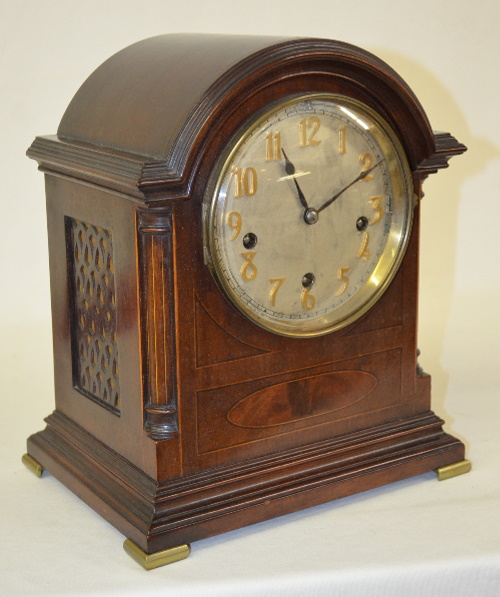 C. Werner German Westminster Chime Mantel Clock, Circa 1900