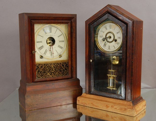 2 Early American Shelf Clocks