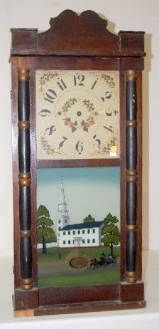 Daniel Pratt 1/2 Column Shelf Clock